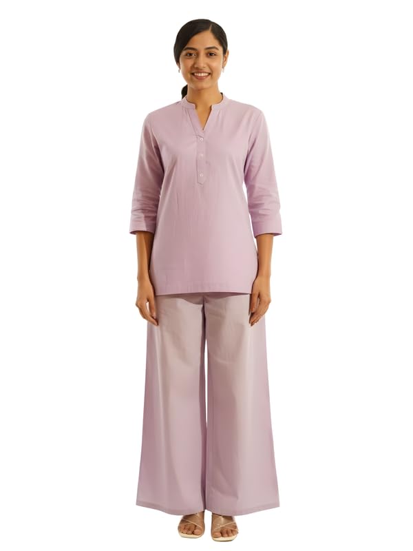 Image of SAADAA Women's Cotton Co-Ord Set | Soft, Breathable Fabric | Comfortable