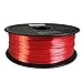 CC3D Silk Red PLA Filament 1.75 mm 1KG 3D Printer Filament Spool FDM 3D Printing Material Shiny Finish Silky PLA Glossy Metal Filament Metallic Red PLA