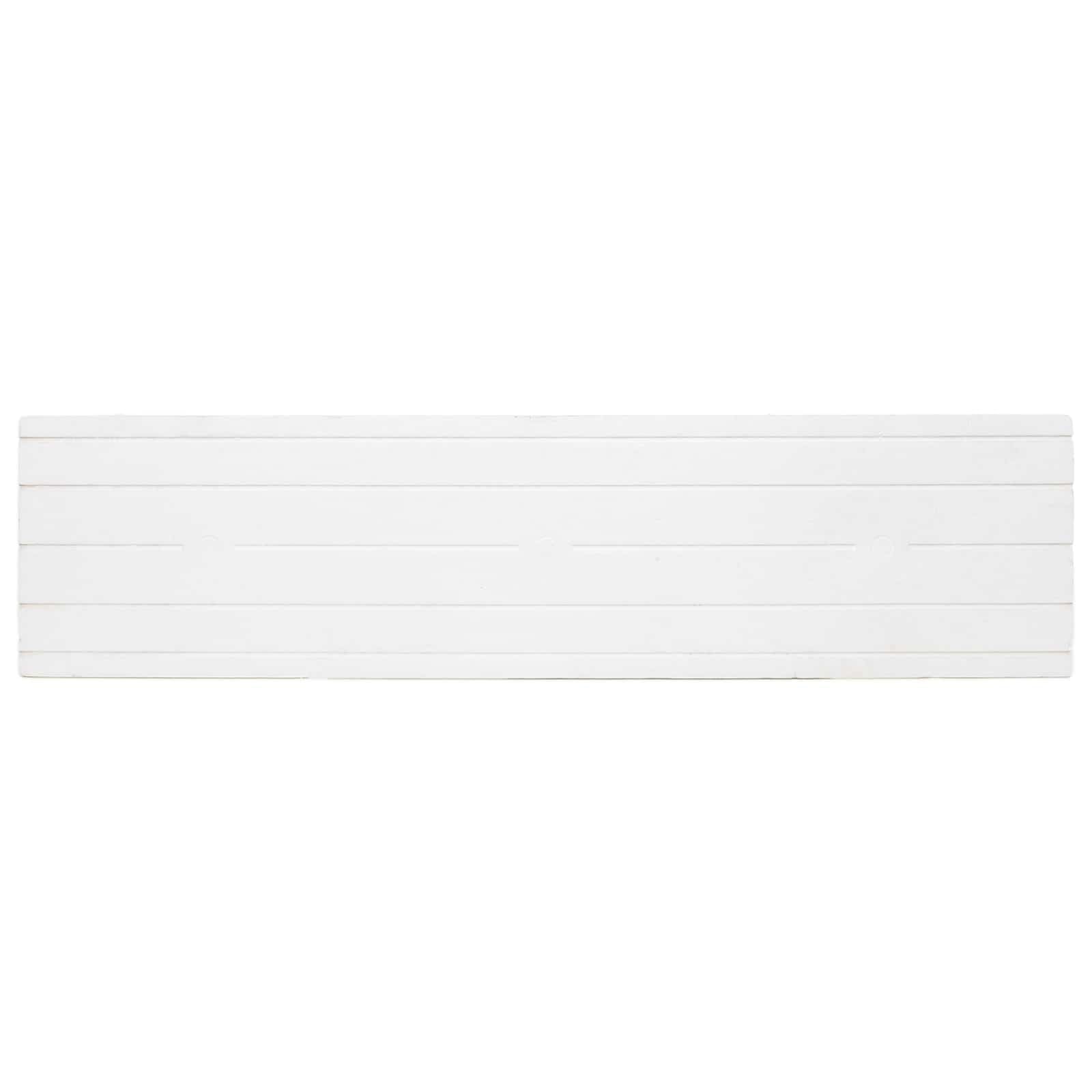 Panele ścienne 10 szt. 100 x 25 cm biało-czerwone pianka EPS