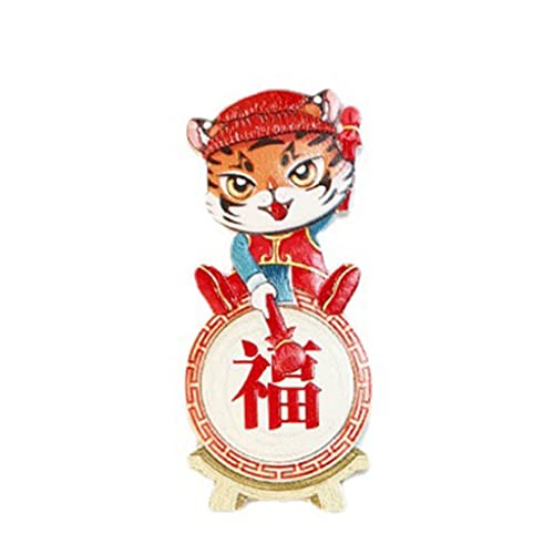 Calcomanía de tigre para nevera con imán