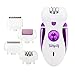 Produktbild Epilierer, Rasierer Damen, Epilator Frauen, Damenrasierer Elektrischer Gesicht, Bikini Trimmer, 4 in 1 Epiliergerät Hornhautentferner mit LED für Beine, Elektrorasierer für Sommer-Strand Urlaubsreise