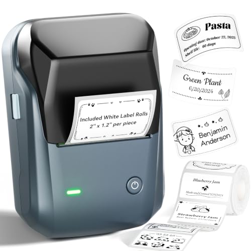 NIIMBOT B1 Label Maker, 2Inch Bluetooth Label Printer for Ho...