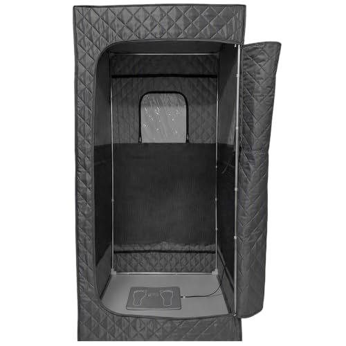 OPPSDECOR Portable Steam Sauna Tent with Remote, Chair & Timer