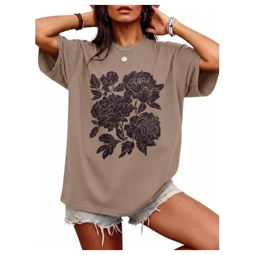 Oversized Tshirts for Women Summer Graphic Tees Casual Short Sleeve Tops