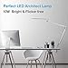 PHIVE CL-1 Architect Desk Lamp, LED Clamp on Desk Light with Metal Swing Arm, Eye-Caring Dimmable Drafting Table Lamp, Highly Adjustable Architect Task Light for Home/Office, Silver
