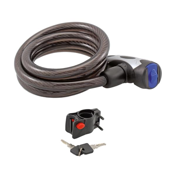 Antivol vélo robuste à clé cyclingcolors câble épais de 15mm