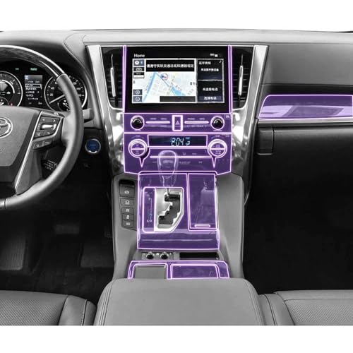 Protection GPS Toyota Vellfire anti-rayures film TPU transparent auto-cicatrisant
