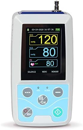 CONTEC MED ABPM50 Ambulatory Blood Pressure Monitor 24h NIBP Holter +Software (3 Cuffs (Child, Adult, Adult Large))