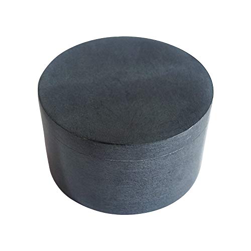 Kaizen Casa Unique Salt and Pepper Box Elegant Stone Salt Box with Lid for Salt Spice and Herbs Storage (8.89cm x 5.08cm)