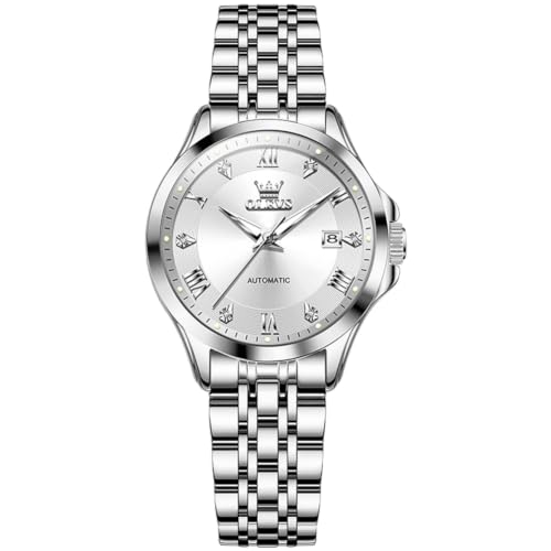 Image of OLEVS Automatic Watches for Women Self Winding Luxury Diamond Ladies Watch