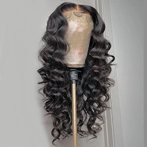 Fureya Lace Front Wigs for Black Women Body Wave Wigs with Baby Hair Synthetic Wavy Hair (3combs inside cap)