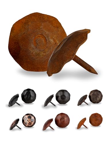 25 Pack 1.25" Large Round Head Clavos Decorative Nails