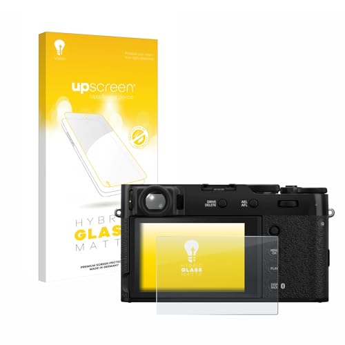 upscreen Matte Screen Protector Glass Film compatible with Fujifilm X100VI - Anti-Glare, Anti-Fingerprint, 9H Glass Protection