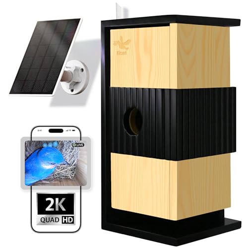 Kicari Bird House with Camera 2K HD WiFi