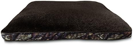 True Timber Deluxe Camo Trim Gusset Pet Bed, Brown, 27x36