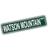 Colorado Mountains Pick Your Mountain Compatible/Replacement for Watson Mountain United States Mountain Aluminum Metal Tin Street Sign Style Home Decor For Man Cave Poker Tavern Game Room