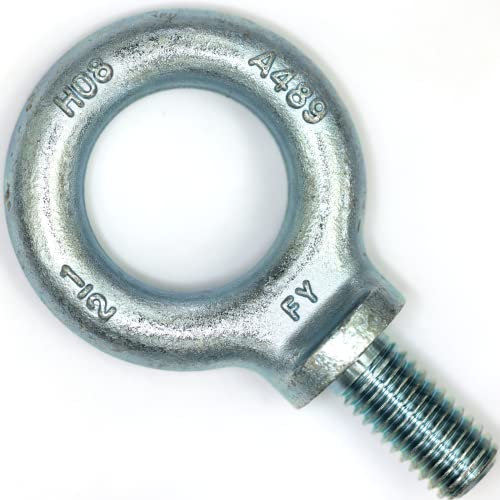 Lifting Shoulder Eye Bolt 1/2" Blue Bright Zinc Plated #TOP3