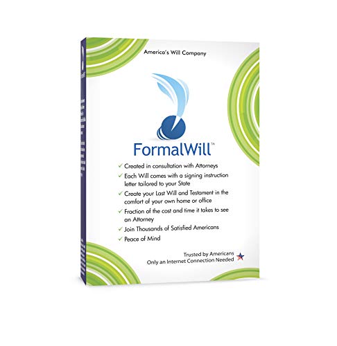 FormalWill Kit de testamento jurídico dos EUA totalmente personalizado 2022 – (chave de software) vá