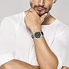 JewelryWe Business Casual Men's Quartz Wrist Watch Dial Leather Strap Watches for Valentine's Day