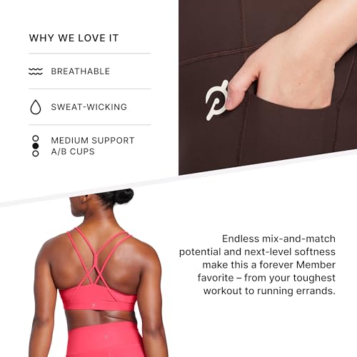 Peloton Padded Strappy Sports Bra, Low-Medium Support Activewear for Women for Daily Workouts or Casual Wear4