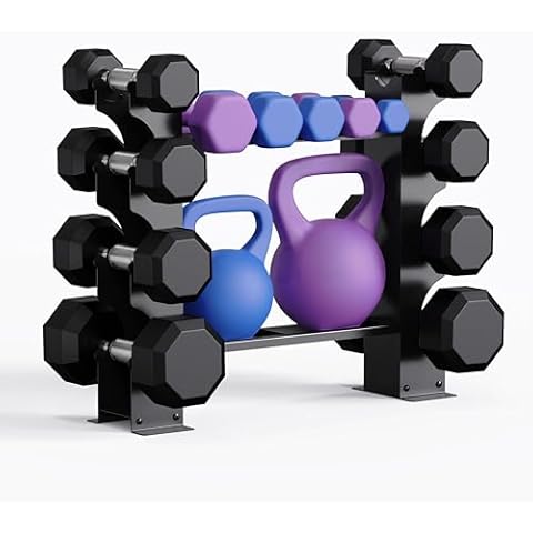 Dumbbell Rack,Dumbbell stand – Dumbbell Storage rack,Free Weight Stand for Home Gym Dumbbell Storage,Rack Only,28.7"x24.5"X4.4" Cover