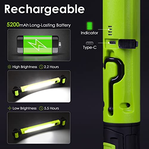 image for ropelux Work Light, 2500LM Bright LED Work Lights, 5200mAh Rechargeabl