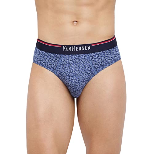 Image of Van Heusen Men Briefs - 100% Combed Cotton - Pack of 3 - Anti Bacterial, Super Soft 10006 CP-23, CP-24, CP-25 L, Multicolor