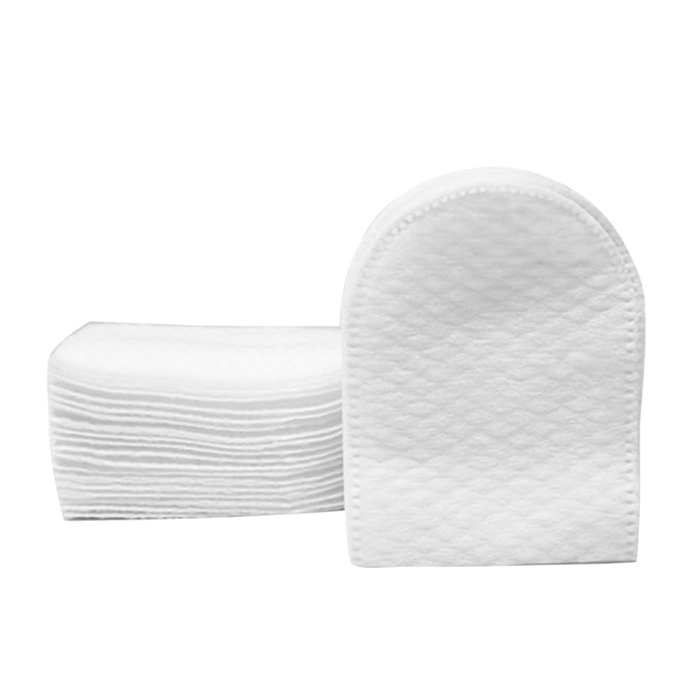 Makeup Remover Cotton Pads: 240 Count Oval Facial Pads, Ultra-Soft and Lint-Free with Compact Storage Box for Effective Toner Application
