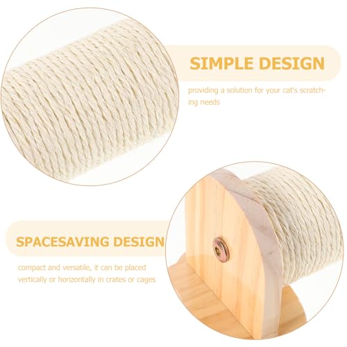 Rascador colgante de sisal para jaulas de gatos miniatura 3