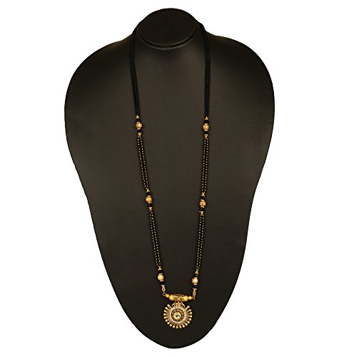 Buy Adoreva Black Gold Plated and Alloy 