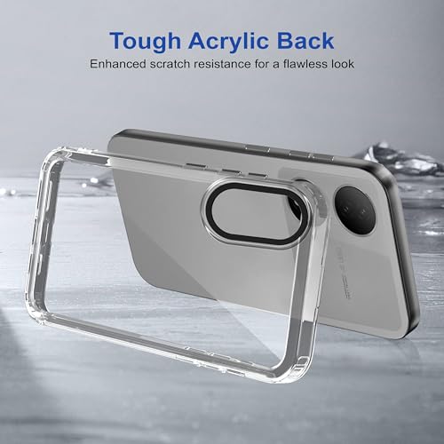 Image of Zapcase Back Case Cover for VIVO Y100 5G | Compatible for VIVO Y100 5G Back Cover | Case Cover with Camera Protection | (TPU + PC | Transparent)