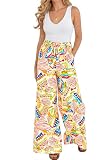 FEATURES: S=US 4-6, M=US 8-10, L=US 12-14, XL=US 16-18, XXL=US 20 / 2 Piece Sets For Women Summer / Tops: Sleeveless / V Neck / Knit Frabrc / Sleeveless Tops / Pants: Wide Leg Pants / High Waisted / Elastic Waistband / With A Belt / Side Pockets / Fl...
