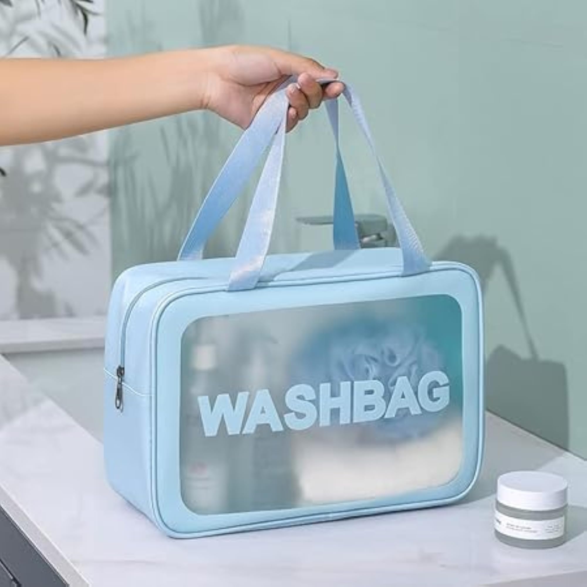 3pcs Cosmetic Toiletry Makeup Organizer Bags for Travel