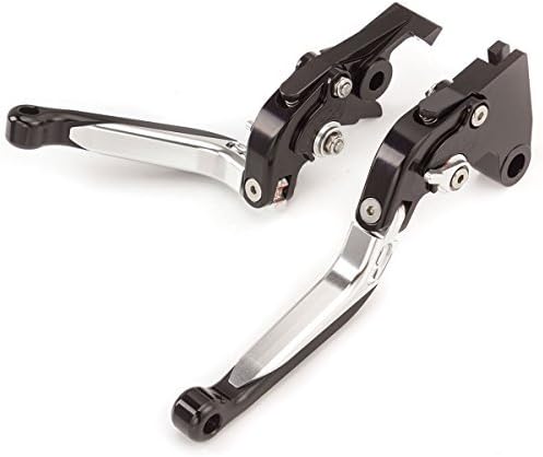 Miniatura 99 de FXCNC Billet Folding Extendable Adjustable Brake Clutch Levers Compatible with Raptor YFM660 01-04, TTR125L/LE/LW 00-16, Banshee 350 02-06