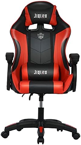 N/AB Gaming Chair with Bluetooth LED Gentle,Gaming Chair with Bluetooth Gentle Seat Top Adjustment Racing Laptop Workplace (Purple)