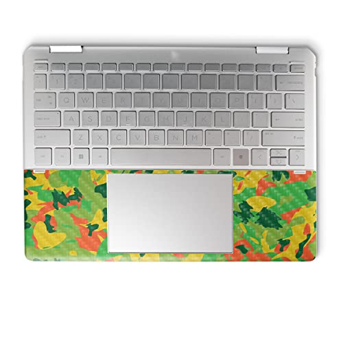 Image of MightySkins Carbon Fiber Skin Compatible with HP Spectre x360 14 inch (2022) Full Wrap Kit - Spring Camouflage | Protective, Durable Textured Carbon Fiber Finish | Easy to Apply | Made in The USA