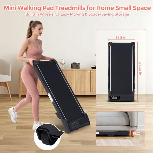 OGPOU JY004 Portable Walking Pad with Manual Incline & 3.0HP Motor — view 9