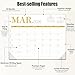 GuassLee Desk Calendar 2026, 18-Month Hanging Desk/Wall Calendar From 2026 Jan-2027 Jun, 14