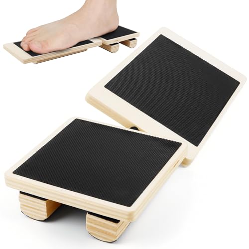 Niuny Planche D'équilibre à Une Jambe Balance Board Cheville Proprioception Cheville Planche Equilibre Bois Entraîneur de Rééducation de La Chevilles pour Eexercices de Stabilité Correction de Posture