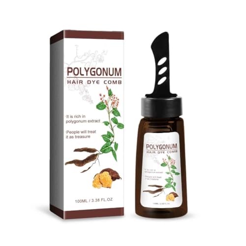 Huile coiffante 2 en 1 homme avec peigne à dents larges pour cheveux volumineux 100ml lot de 2