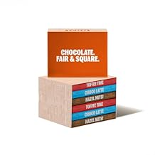TCHO Milk Chocolate Gift Box | Plant Based, Organic & Fair Trade Cashew, Oat-Milk Chocolate Bars | Non GMO, Non-Dairy, Vegan, Soy Free | Perfect for Gifting | 6 Bars 2.1oz each