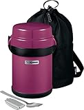 Zojirushi SL-JBE14VZ Mr. Bento Stainless Lunch Jar 41 Oz Plum