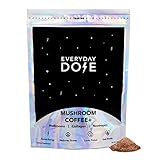 The Mushroom Latte by Everyday Dose Premium Coffee Extract with Grass-Fed Collagen, Chaga, Lions Mane & L-Theanine for better Focus, Energy, Digestion and Immunity 30 Servings of Mushroom Coffee