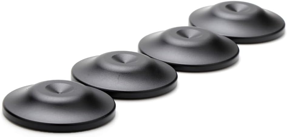 2PCS Aluminum Alloy Shock Absorbing Feet Spikes Pad for Amplifiers and Music Players Vibration Control