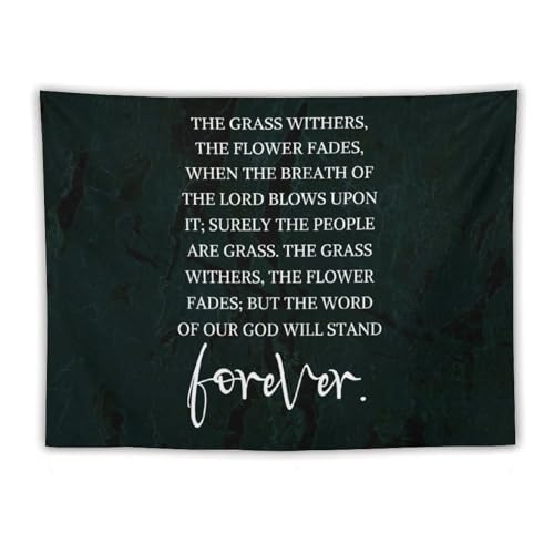 Tapiz decorativo de tela de 152 x 203 cm con frase motivacional para el hogar