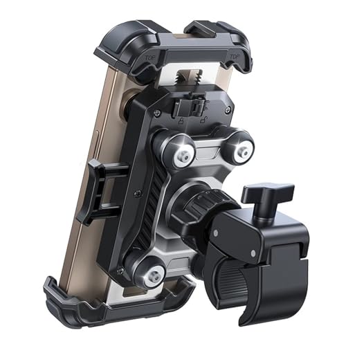 Fixation anti-vibration guidon moto avec amortisseur de chocs universel - 2