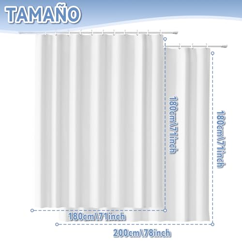 La mejor selección de Revestimientos de cortinas de ducha los más recomendados. 20 Imagen adicional