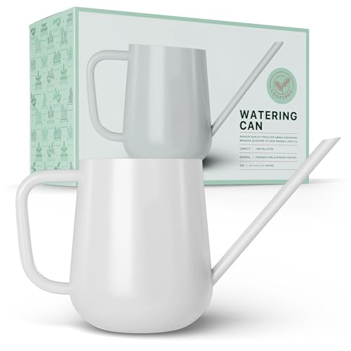 LOOPSEED Metal Watering Can for Indoor Houseplants