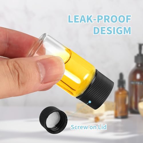 Fiole en verre de 10 ml anti fuite pour conserver vos mélanges de parfumerie - 4