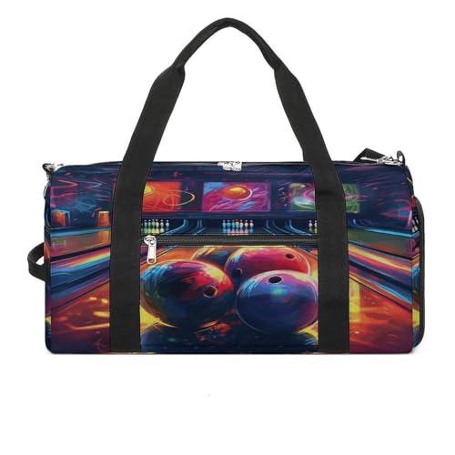 Gym Bag,Bowling Balls Gym Duffle Bag,sports Gym Bag,small Fitness Workout Sports Duffle Bag,gym Bag for Women And Men